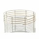 Set de Macetas DKD Home Decor Blanco Natural Metal Ratán Cuadrado 25 x 25 x 32 cm (2 Unidades)