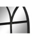 Espejo de pared DKD Home Decor Negro Ventana 36 x 2 x 65 cm (65 Piezas)