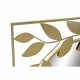 Espejo de pared DKD Home Decor Dorado Laurel 120 x 2,5 x 120 cm (120 Piezas)