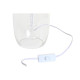 Desk lamp DKD Home Decor Crystal Transparent White Light grey 30 x 30 x 54 cm (2 Units)