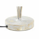 Lámpara de mesa DKD Home Decor Gris Metal 42 x 42 x 47 cm