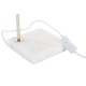 Lámpara de mesa DKD Home Decor Dorado Blanco (15 x 15 x 33 cm)