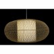Lámpara de Techo DKD Home Decor Blanco Natural Bambú 40 W 83 x 83 x 40 cm