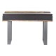 Consola DKD Home Decor 115 x 40 x 80 cm Negro Madera Marrón Gris oscuro Madera de mango