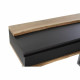 Consola DKD Home Decor 115 x 40 x 80 cm Negro Madera Marrón Gris oscuro Madera de mango