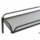 Consola DKD Home Decor Cristal Negro Metal (80 x 28 x 80,5 cm)