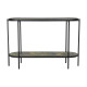 Consola DKD Home Decor Negro Verde Metal Madera MDF 120 x 41 x 80 cm