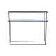 Consola DKD Home Decor Negro Azul Metal Moderno (70 x 27 x 45 cm) (2 Unidades)