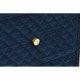 Mesita de Noche DKD Home Decor 60 x 35 x 74 cm Cristal Azul Dorado