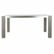Mesa de Comedor DKD Home Decor Cristal Gris Aluminio Roble Cristal Templado (162 x 92 x 74 cm)