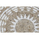 Carpet DKD Home Decor Brown Mandala (200 x 200 x 0,75 cm)