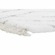 Alfombra DKD Home Decor Blanco Gris Rombos Scandi Ø 9,4 cm 120 x 180 x 3 cm