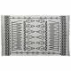 Alfombra DKD Home Decor 160 x 250 x 0,7 cm Negro Poliéster Algodón Blanco Ikat Boho