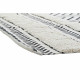 Alfombra DKD Home Decor Negro Zig-zag Blanco (160 x 226 x 0,7 cm)