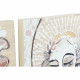 Cuadro DKD Home Decor 60 x 3,7 x 120 cm Mujer Colonial (2 Unidades)