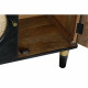 Aparador DKD Home Decor Negro Natural Ratán Madera de mango (150 x 40 x 65 cm)