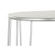 Consola DKD Home Decor Plateado Metal Blanco Mármol 115 x 35 x 78 cm