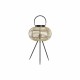 Lámpara de mesa DKD Home Decor Negro Metal Marrón Bambú (34 x 34 x 56 cm)