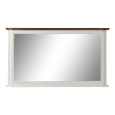 Wall mirror DKD Home Decor White Brown Romantic 115 x 6 x 66 cm