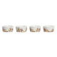 Appetizer Set DKD Home Decor 19,7 x 19,7 x 1 cm Natural Blue Multicolour Stoneware Cottage Houses