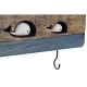 Perchero de Pared DKD Home Decor Acabado envejecido Metal Madera (85 x 4 x 33 cm)
