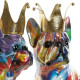 Figura Decorativa DKD Home Decor 18,5 x 11,5 x 23,5 cm Multicolor Perro (2 Unidades)