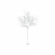 Christmas Tree DKD Home Decor White Silver Metal Plastic 120 x 120 x 220 cm