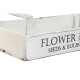Cajas de almacenamiento Home ESPRIT Blanco Madera de abeto 39 x 19 x 12 cm 3 Piezas