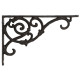 Soporte de Pared Home ESPRIT Hierro 24 x 3,2 x 15 cm