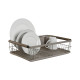 Escurridor para Fregadero Home ESPRIT Gris 44 x 32 x 13 cm