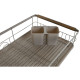Escurridor para Fregadero Home ESPRIT Gris 44 x 32 x 13 cm
