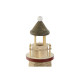 Decoración luminosa Home ESPRIT Madera Aluminio Faro 20 x 20 x 30,5 cm (2 Unidades)