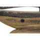 Figura Decorativa Home ESPRIT Blanco Natural Velero Acabado envejecido 26 x 6 x 34 cm