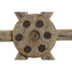 Decoración de Pared Home ESPRIT Natural Timón Acabado envejecido 75 x 4 x 66 cm