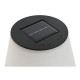 Lámpara de mesa Home ESPRIT Blanco Negro PVC Acero Inoxidable Aluminio 18 x 18 x 26,5 cm