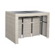 Conjunto de Mesa con 6 Sillas DKD Home Decor 143 x 80 x 100 cm
