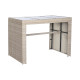 Conjunto de Mesa con 6 Sillas DKD Home Decor 143 x 80 x 100 cm