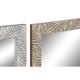Wall mirror DKD Home Decor Tropical Leaf of a plant 70 x 2 x 97 cm (4 Units)