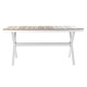 Mesa de Comedor DKD Home Decor Exterior Resina Aluminio 200 x 90 x 75 cm