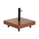 Base para Sombrilla DKD Home Decor Natural Negro Metal Granito Hormigón (48 x 48 x 39 cm)