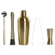 Set de Coctelería DKD Home Decor Dorado Acero Inoxidable 500 ml 8 x 8 x 21 cm