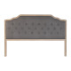 Cabecero de Cama DKD Home Decor Gris oscuro Madera de caucho 160 x 10 x 120 cm