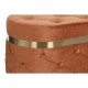 Bench DKD Home Decor Green Orange Golden MDF Wood 80 x 47 x 43 cm (2 Units)
