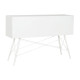 Consola DKD Home Decor Blanco Metal Cristal 120 x 35 x 80 cm
