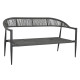 Sofá de Jardín Home ESPRIT Aluminio 131 x 55 x 76 cm