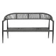Sofá de Jardín Home ESPRIT Aluminio 131 x 55 x 76 cm