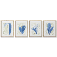 Cuadro Home ESPRIT Mediterráneo 35 x 2,5 x 45 cm (4 Unidades)