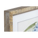 Cuadro Home ESPRIT Mediterráneo 35 x 2,5 x 45 cm (4 Unidades)