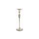 Candleholder DKD Home Decor Silver Acrylic Aluminium 12 x 12 x 36 cm