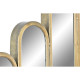 Wall mirror DKD Home Decor Golden 89,5 x 3,5 x 90 cm